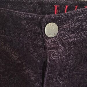 Very unique purple corduroy pants